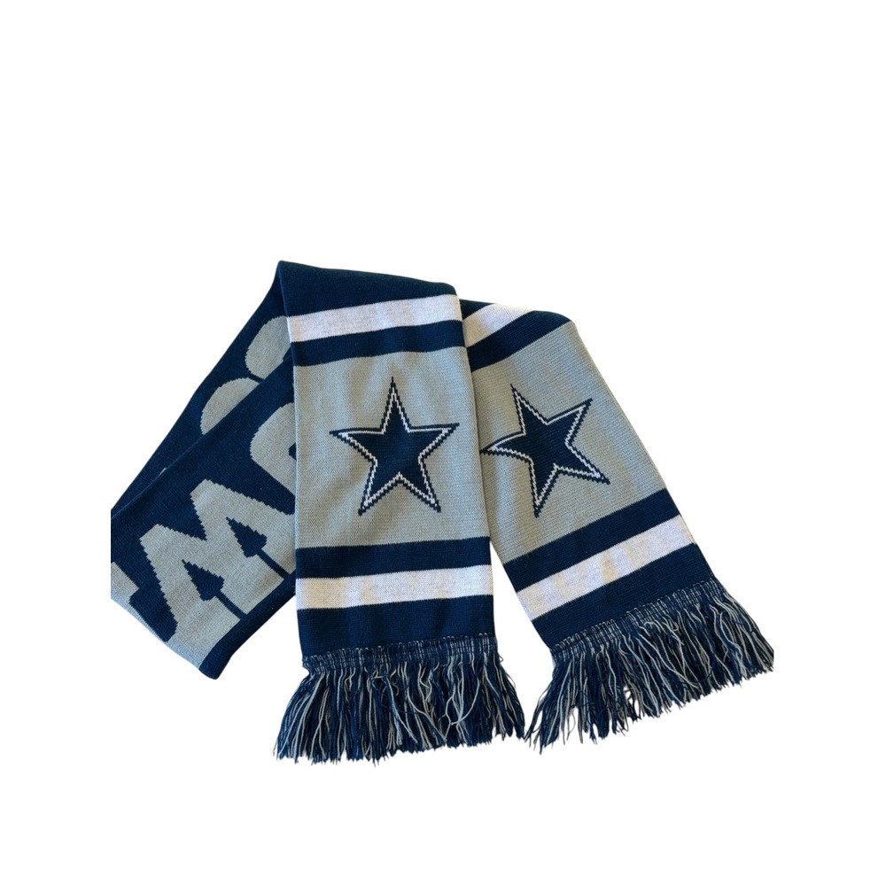NFL Blue Dallas Cowboys Graphic Scarf, OS